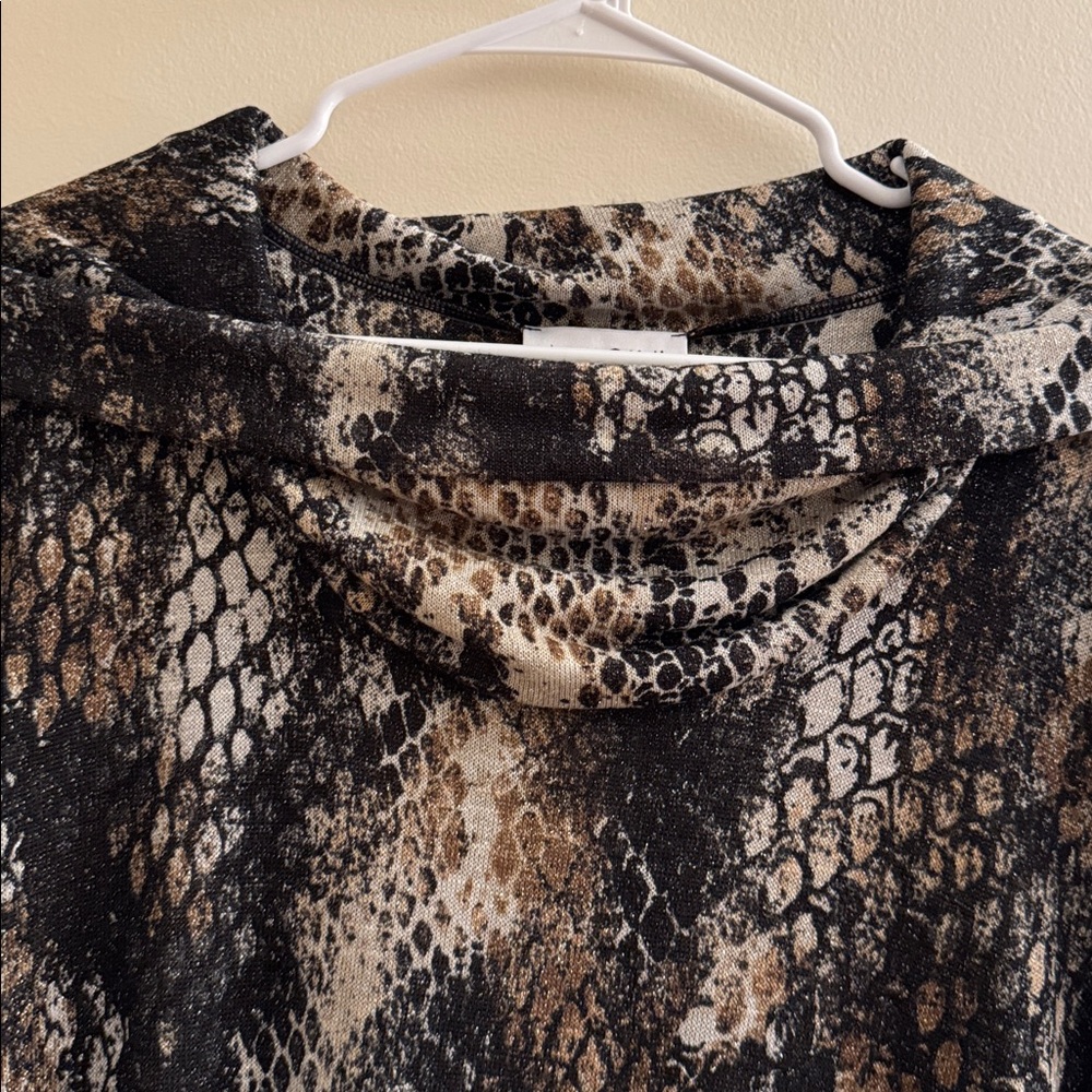 SALE Joseph Ribkoff Animal Print Tunic - Picture 4 of 5